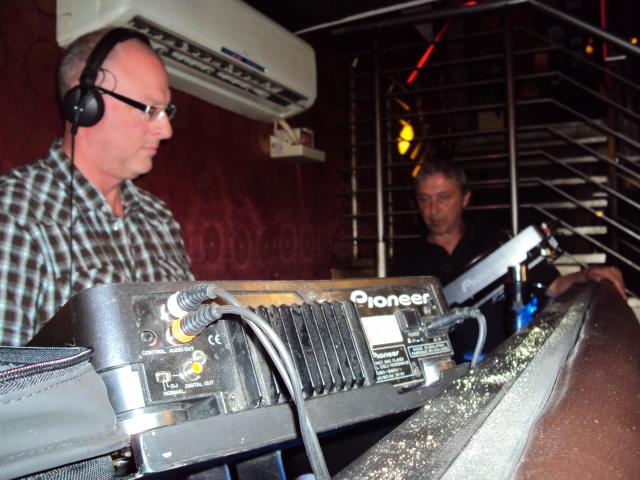 East Village 1: Dave and John at the controls